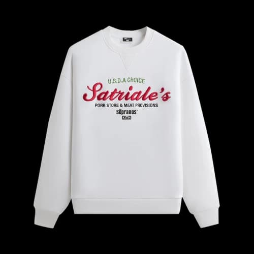 Kith For The Sopranos Satriale's Nelson Crewneck 'White'