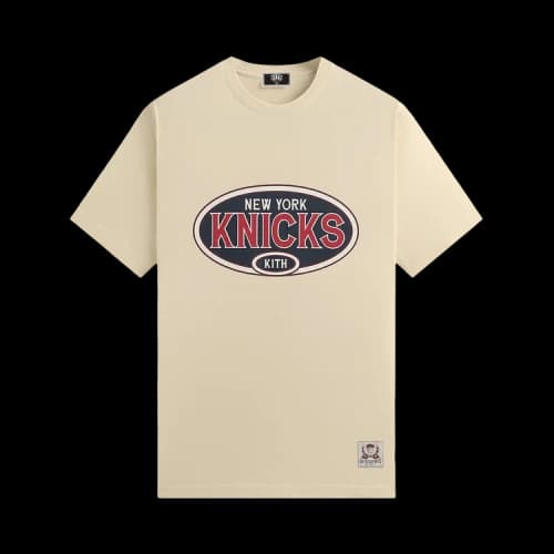 Kith For The New York Knicks Ny Vintage Jones Tee 'Sandrift'