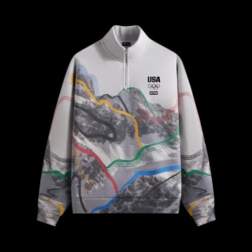 Kith For Team USA Winter Mountain Quarter Zip 'White'