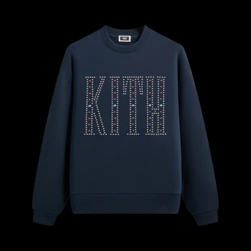 Kith Studded Nelson Crewneck 'Nocturnal'