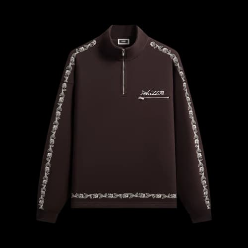 Kith Floral Queensbridge Quarter Zip 'Incognito'