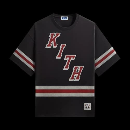Kith x New York Rangers Retro Centennial Bishop Tee Black