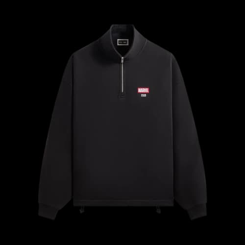 Kith x Marvel Wolverine Nelson Quarter Zip 'Black'