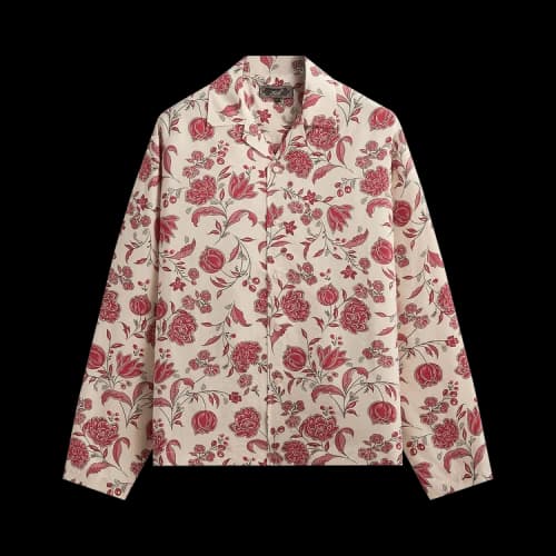 Kith Cupro Linen Long Sleeve Adonis Shirt 'Fury'