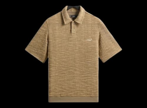 Kith High Twist Tweed Graham Polo Palomino