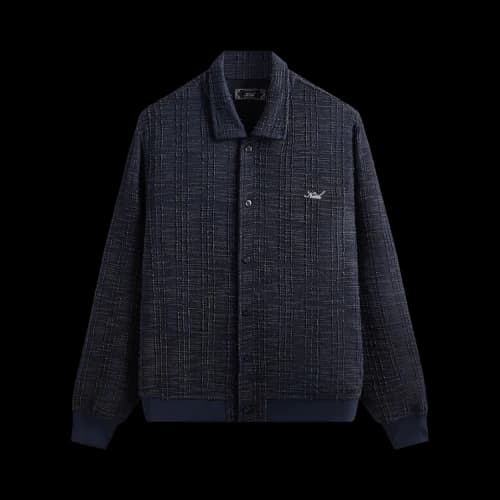 Kith High Twist Tweed Rhys Cardigan 'Nocturnal'