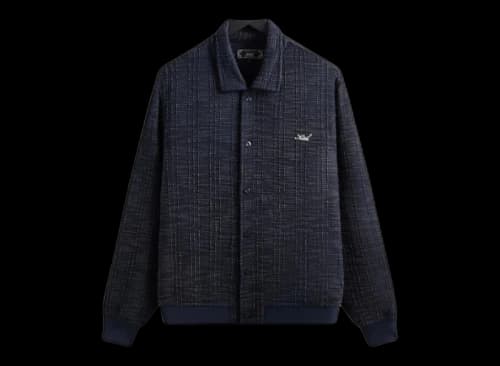 Kith High Twist Tweed Rhys Cardigan Nocturnal