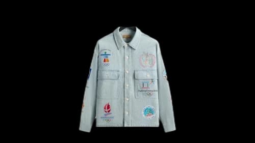 Kith Olympics Heritage Marks Henson Shirt Light Indigo
