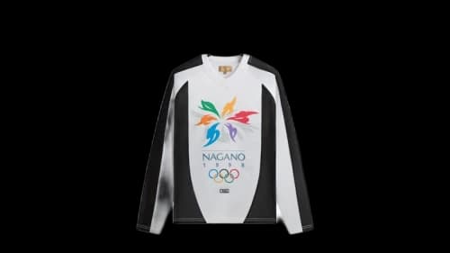 Kith Olympics Heritage Marks Long Sleeve Ryan Top White