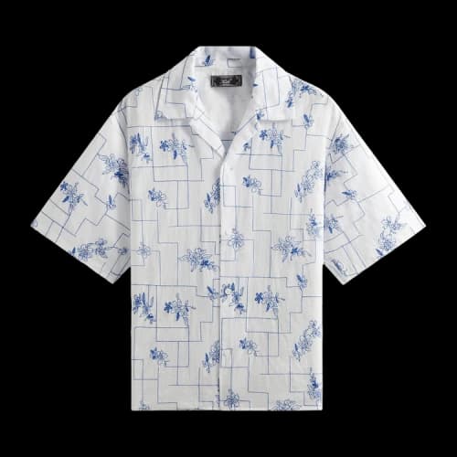 Kith Embroidered Cotton Voile Gianni Shirt 'White'