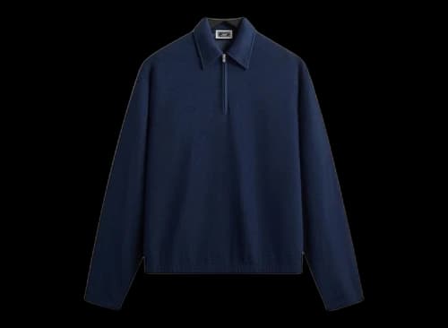 Kith Double Face Jersey Jace Polo Nocturnal