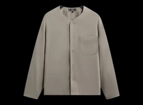 Kith Double Crepe Maddock Shirt Astro