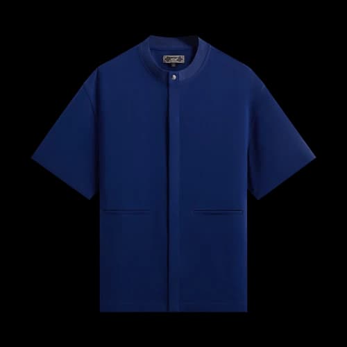 Kith Double Crepe Casper Shirt 'Deep Royal'