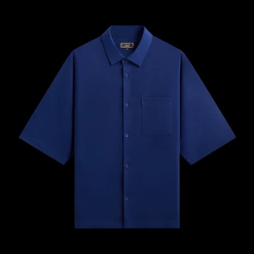 Kith Drape Twill Raf Shirt 'Deep Royal'