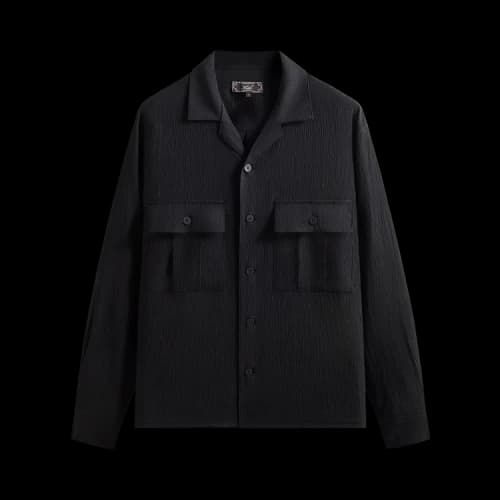 Kith Crinkled Nylon Ugo Shirt 'Black'