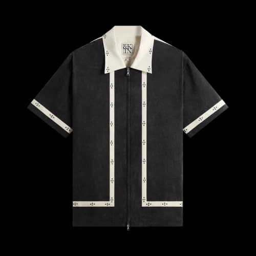 Kith &Kin Cupro Linen Amir Shirt 'Black'