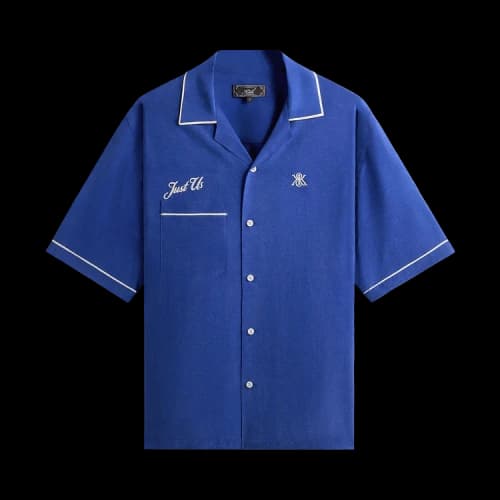 Kith Cupro Linen Vinnie Shirt 'Current'