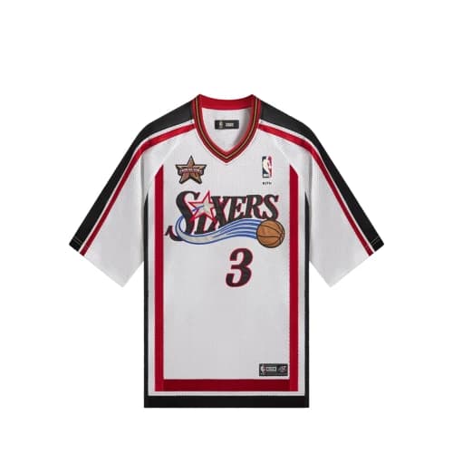 Kith For NBA All-Star Philadelphia 76ers Leon Shirt - White 'Black'