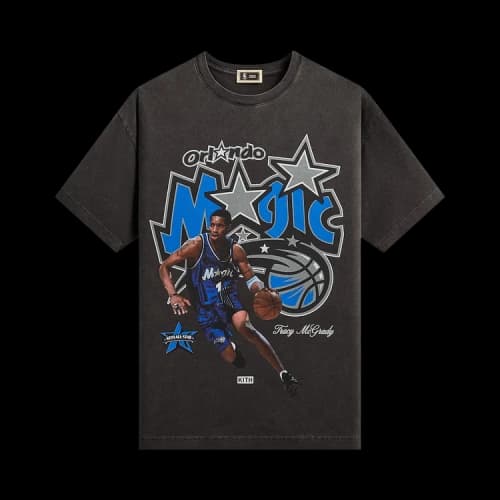 Kith For NBA All-Star Orlando Magic Tracy Mcgrady Vintage Tee 'Black'