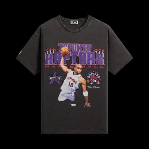 Kith For NBA All-Star Toronto Raptors Vince Carter Vintage Tee 'Black'