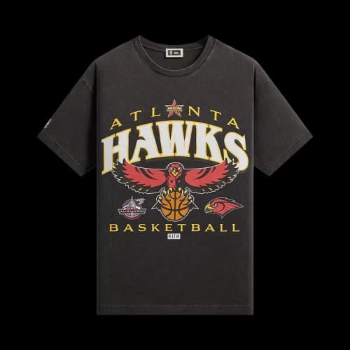 Kith For NBA All-Star Atlanta Hawks Vintage Tee 'Black'