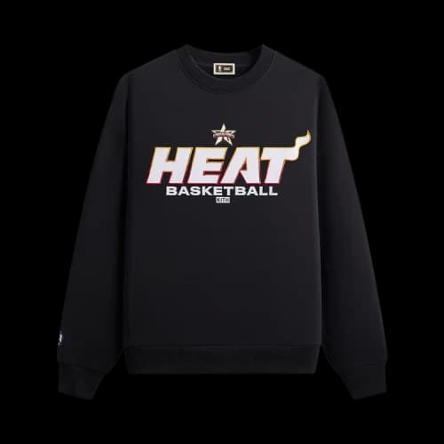 Kith For NBA All-Star Miami Heat Nelson Crewneck 'Black'