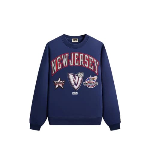 Kith For NBA All-Star New Jersey Nets Nelson Crewneck 'Quantum'