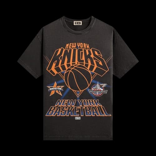 Kith For NBA All-Star New York Knicks Vintage Tee 'Black'
