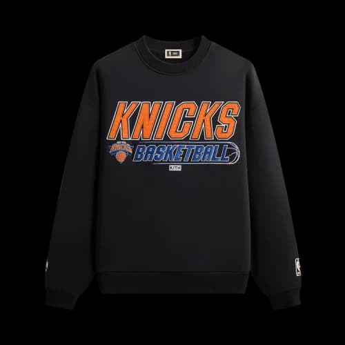 Kith For NBA All-Star New York Knicks Nelson Crewneck 'Black'