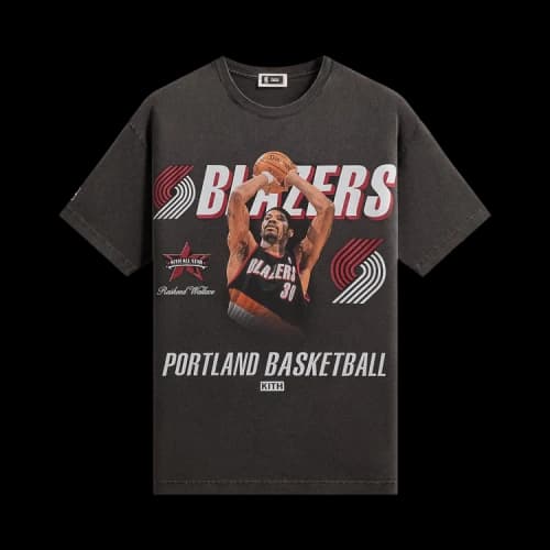 Kith For NBA All-Star Portland Trail Blazers Rasheed Wallace Tee 'Black'