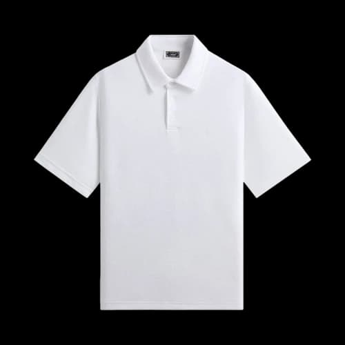 Kith Double Face Jersey Heathrow Polo 'White'