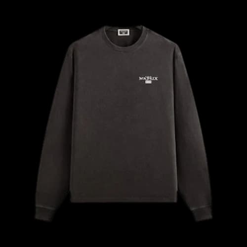 Kith For The Matrix Red Pill Blue Pill Long Sleeve Tee 'Black'