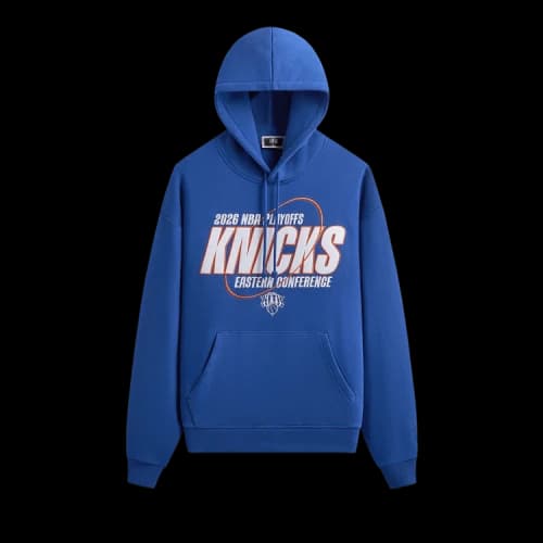 Kith For The New York Knicks Playoffs Nelson Hoodie 'Current'