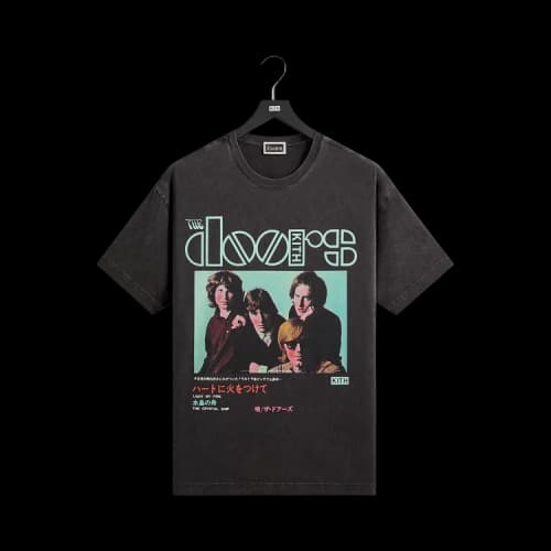 Kith Records For The Doors Japan Import Vintage Tee 'Black'