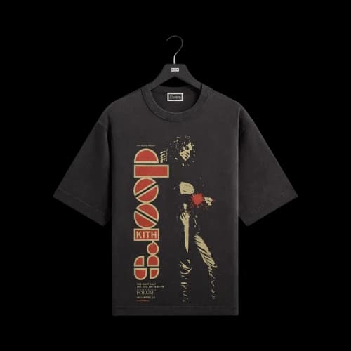 Kith Records For The Doors Live In Hollywood Vintage Alex Tee 'Black'