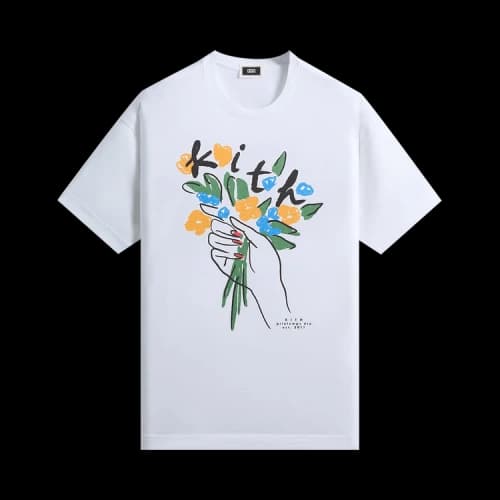 Kith Flowers Tee 'White'