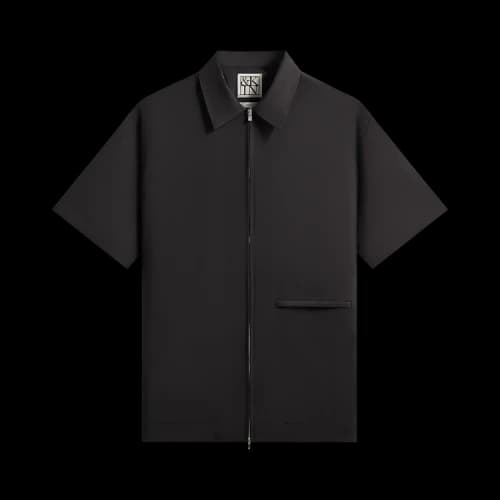 Kith &Kin For Origins Tropical Wool Davenport Shirt 'Black'