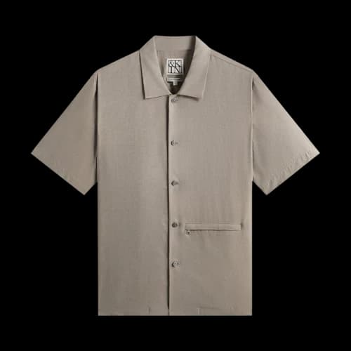 Kith &Kin Cupro Linen Davenport Buttondown Shirt 'Astro'