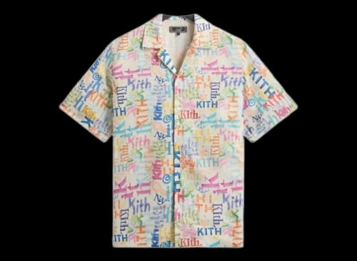 Kith Thompson Camp Shirt Sandrift