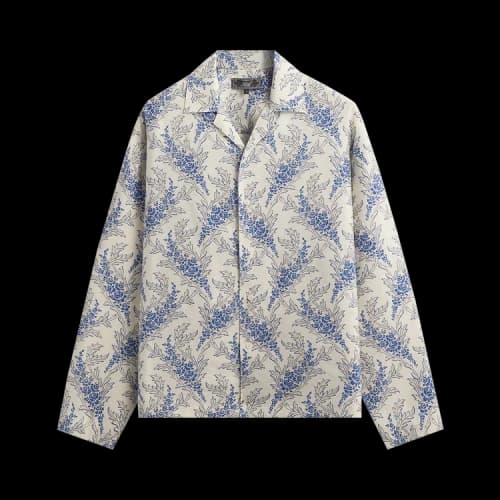 Kith Cupro Linen Long Sleeve Adonis Shirt 'Cyclone'