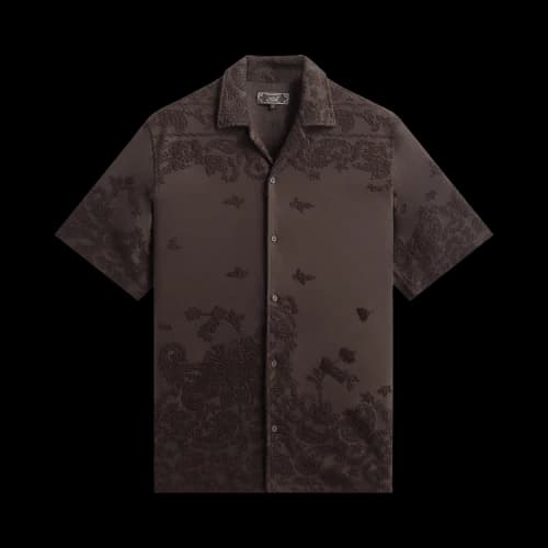 Kith Bandana Towel Terry Thompson Camp Collar Shirt 'Kindling'