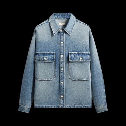 Kith Henson Denim Shirt 'Mid Indigo'