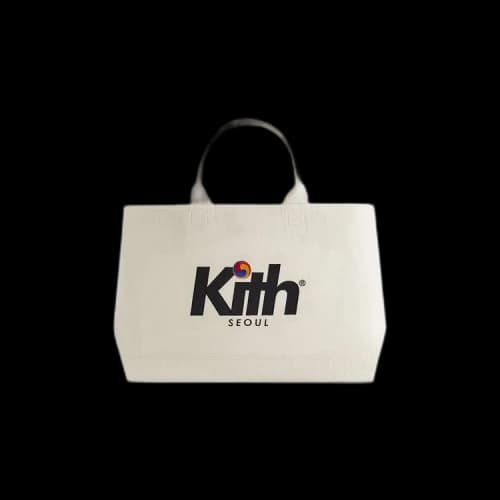 Kith Seoul Spiral Canvas Tote Bag Sandrift