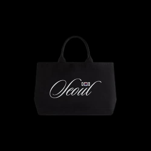 Kith Seoul Canvas Tote Bag Black