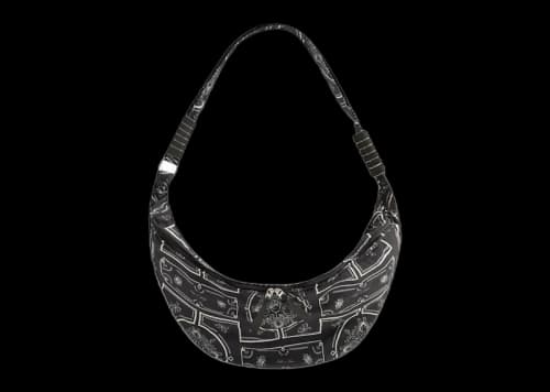 Kith Paisley Hobo Crossbody Black