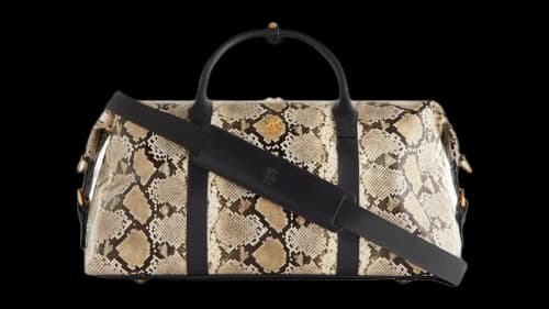 Kith Printed Python Duffle Bag Concrete