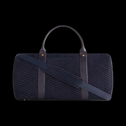 Kith Monogram Suede Traveler K55 Bag 'Ink'