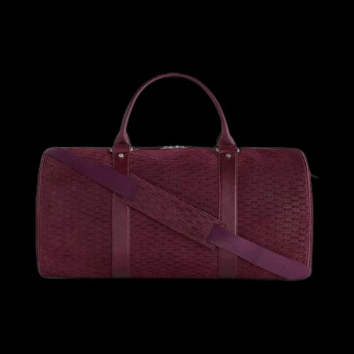 Kith Monogram Suede Traveler K55 Bag 'Magma'