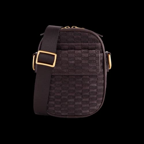 Kith Monogram Suede Passenger K15 Bag 'Incognito'