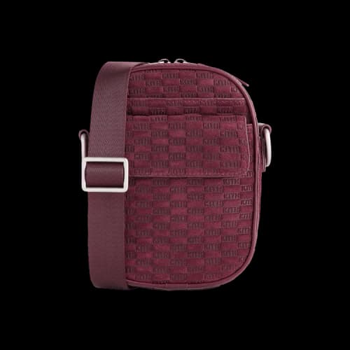Kith Monogram Suede Passenger K15 Bag 'Magma'